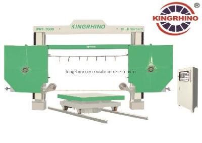 PLC Diamond Wire Saw Stone Block Trimming Machine Bwt-3500