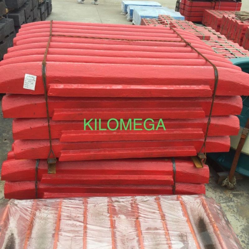 Jaw Plate in Crusher for Exporting to Global