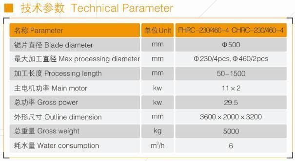 Multi-Function Four Heads Cutting Machine for Baluster/Pillar