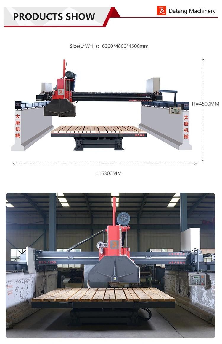 Datang Easy to Operate Automatic Stone Machinery Granite Cutting Machine for Sale