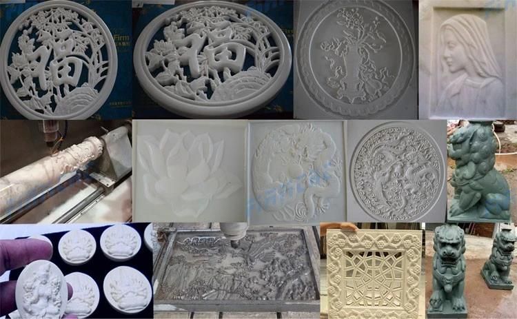 China Jinan CNC Marble Stone Carving Machine 1325