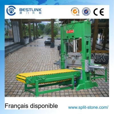 Hydraulic Granite Block Guillotine Splitting Machine with Natural Face