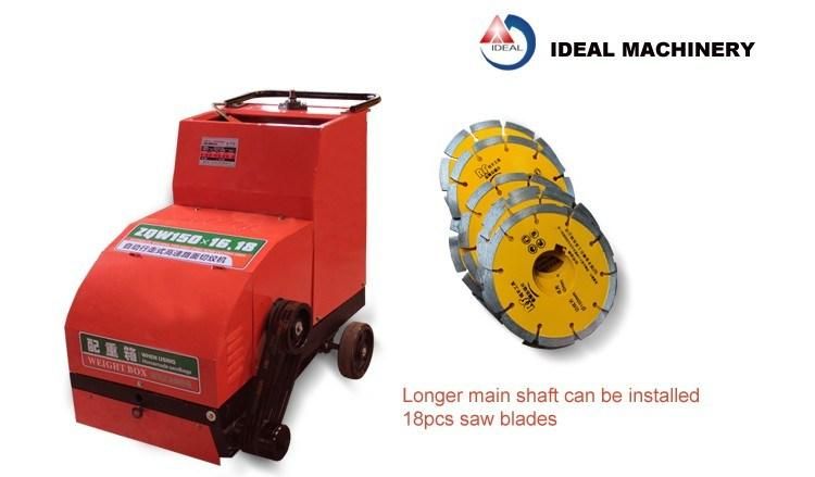 Zqw150 Electric Concrete Cutting Road Machine Parts Hot Sale Automatic Walking Concrete Cutting Machine by Machine Factory