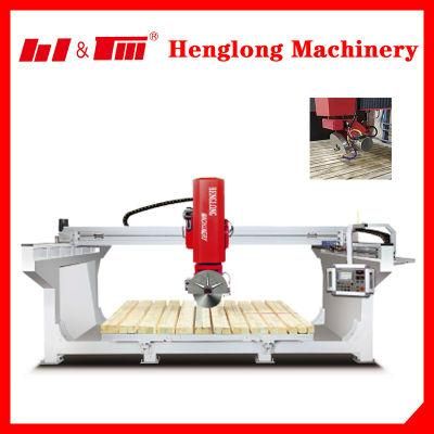 ISO Approved Ceramics Henglong Standard CNC Cutting 4 Axis Stone Machine