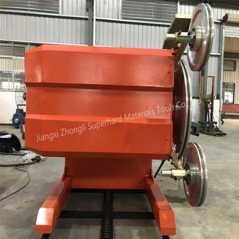 75kws 100HP Electrical Drive Wire Saw Machine for Quarry Cutting of Natural Stone and Civil Engineering Cutting of Concrete and Reinforced Concrete