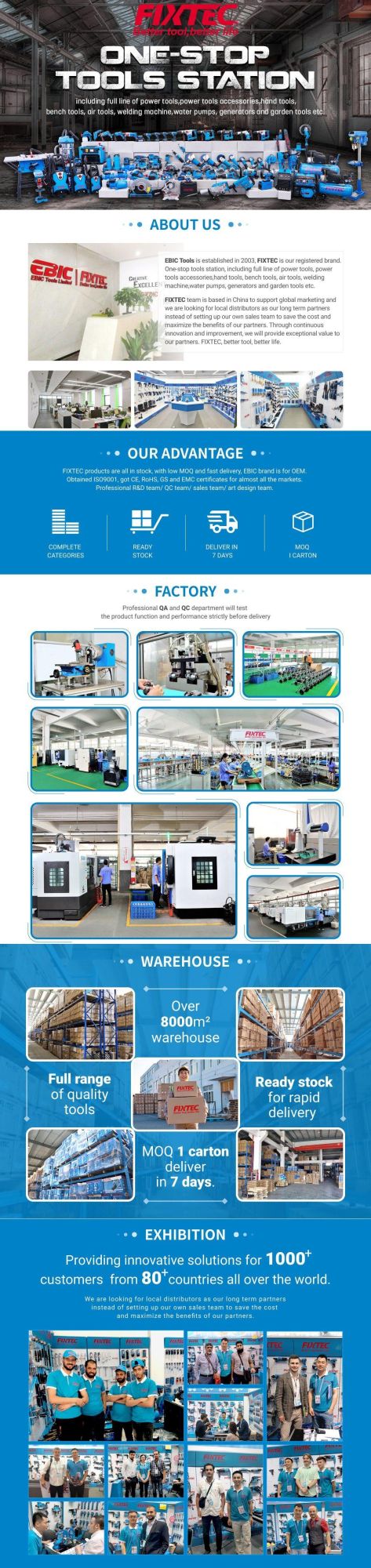 Fixtec Electric Polisher 1200W Polisher Machine 180mm Floor Polisher Machine