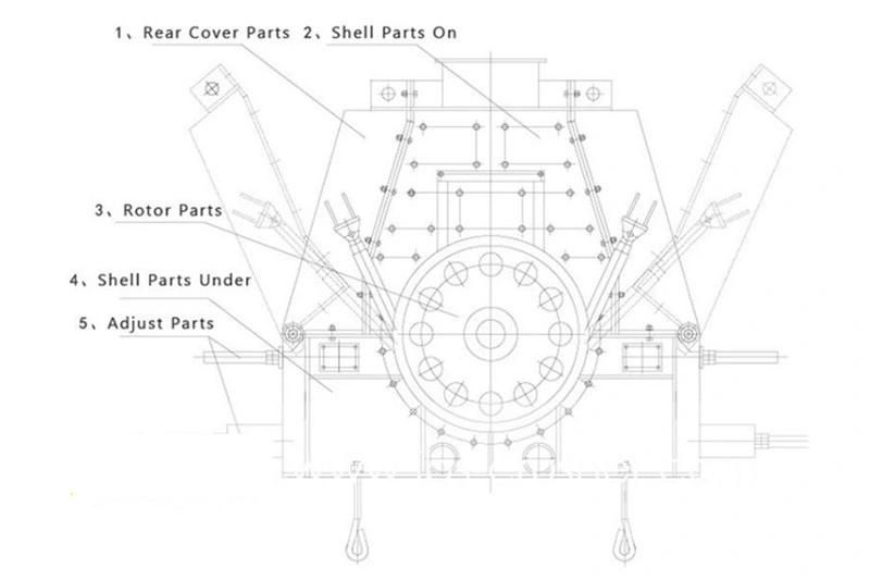Reversible Hammer Crusher/Heavy Hammers Stone Breaker
