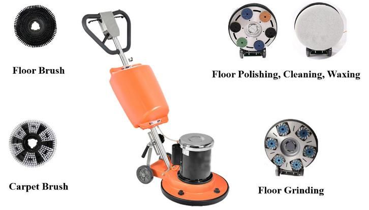 Vibration Polishing Machine OEM Pivot Wooden Box Packaging Marble Grinder Floor Cleaner