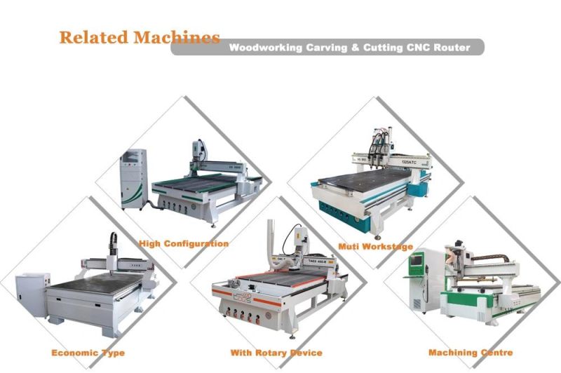 Dt1813-10 Wood Acrylic Plastic Multi-Spindle Woodworking Machinery CNC Router Machine