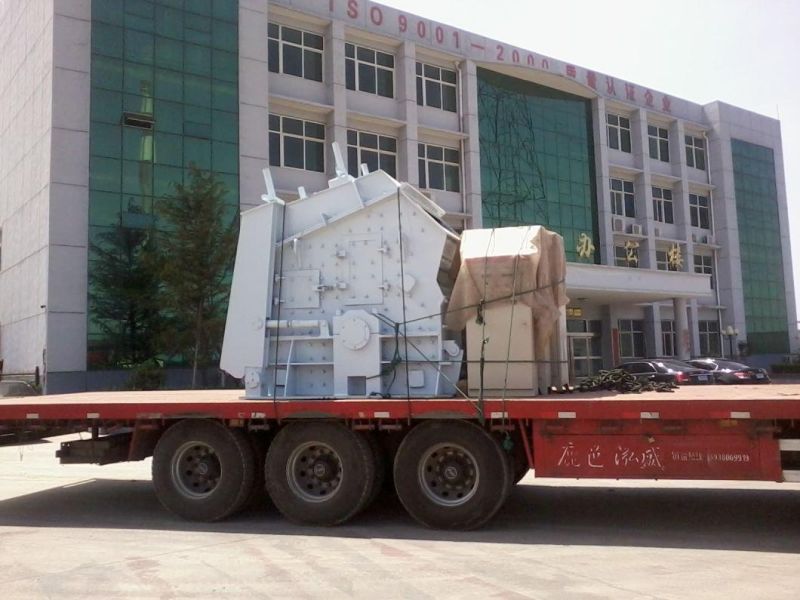 Capacity 100t/H Mobile Impact Crushing Plant for Blue-Gray Stones