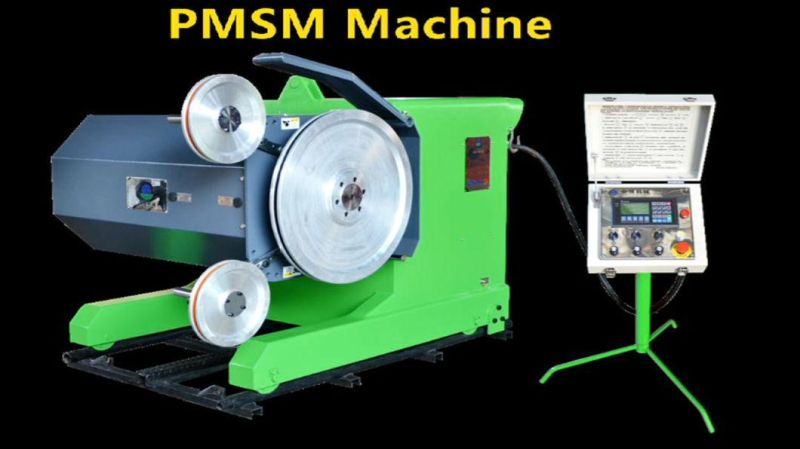 Energy Saving Motor Drvien Pmsm Wire Saw Machine for Granite