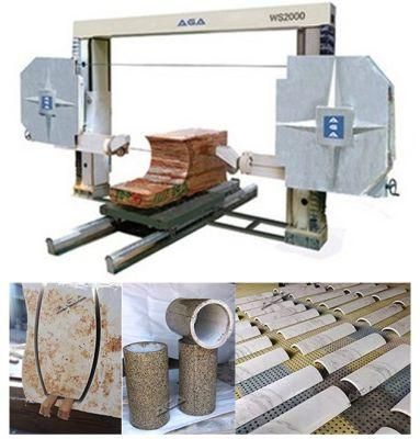 Automatic CNC Machine CNC Wire Saw Machine Cutting Granite Marble Stones (WS2000)