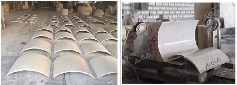 Chinese Large Size of Stone CNC Wire Saw Machinery Straight Arc Cut Slabs (WS2000) for Marble Granite