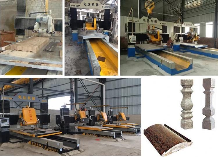 CNC PLC Auto Granite Stone Profiling Cutting Machine