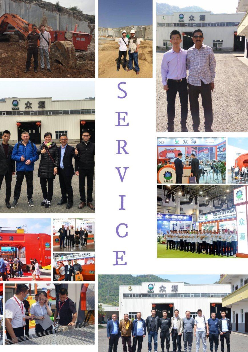 Pmsm Safe Wire Saw Machine for Granite
