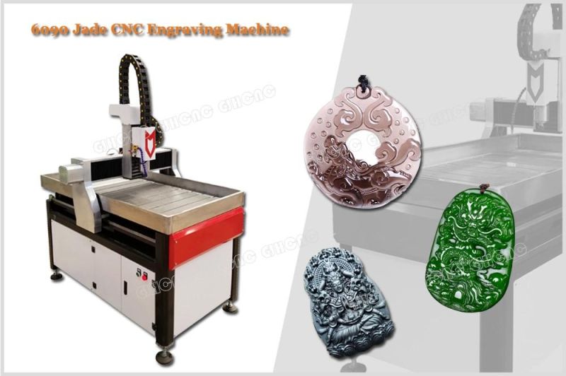 6090 Mini Jade Engraving CNC Router Machine, for Jade, Stone, Aluminum, Rubber, Copper