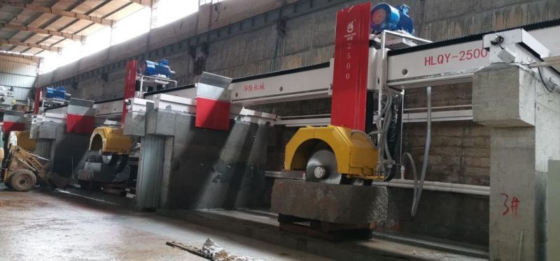 Hualong Stone Machinery Hlqy-3000 High Efficiency Multiblade Granite Stone Cutting Marble Saws Machine