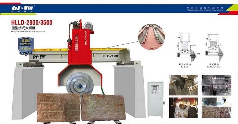 CNC Stone Cutting Machine Heavy Size Bridge Type Block Cutting Machine