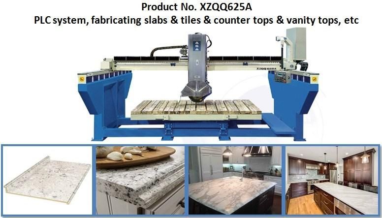 Robust CNC Machine Granite Bridge Saw Cutting Countertops Automatically (XZQQ625A)