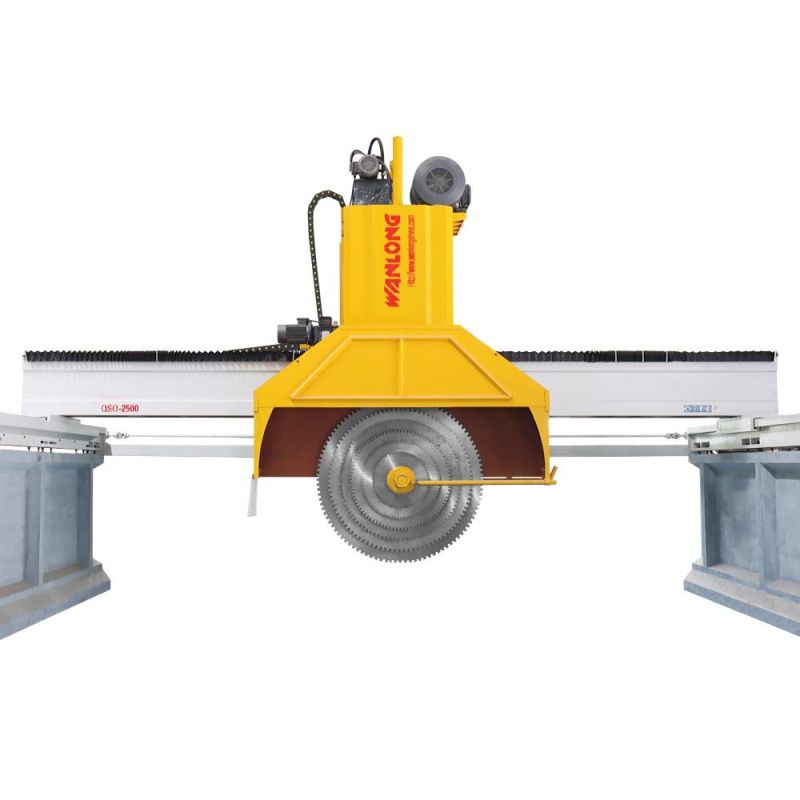 Four Pillars Multi-Blade Bridge Block Cutting Machine for Granite