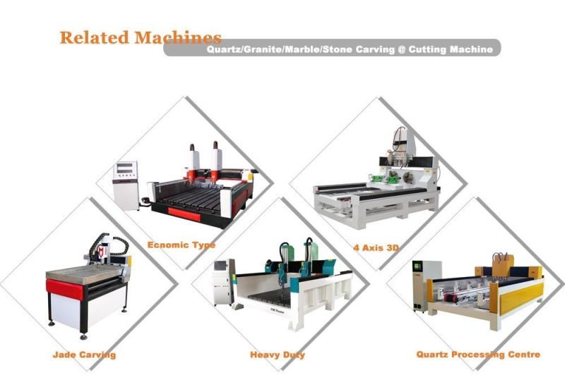 Multi Spindle, Heavy Duty Stone CNC Router for Marble, Granite, Wood