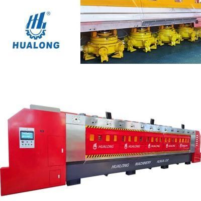 Hualong High Efficiency Stone Polishing Machine for Marble and Granite 16 Heads Slab Surface Grinding Machine in Greece