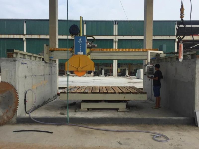 Hualong Block Cutting Machine Middle Size Stone Cutter Full Automatic Stone Edge Cutting Bridge Saw for Medium-Size Marble Granite Block