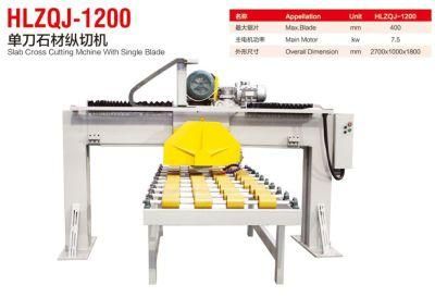 Slab Cross Cutting Machine with Single Blade Marble Granite Cutter