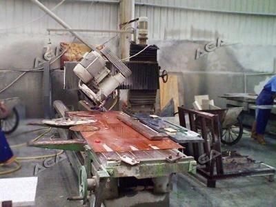 Semi-Authomatic Edge Cutting Machine for Slabs (QB600)