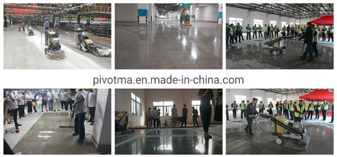 Dry Grind OEM Pivot Wooden Box Packaging Granite Polisher Floor Grinding Machine