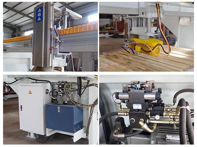 Automatic Bridge Cutting Machine for Granite Marble with Turn 90° Blade Rotation (HQ600D)