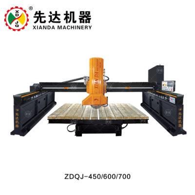 China Xianda Machinery Granite Marble Infrared Bridge Saw Cutting Machine