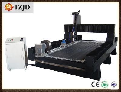 Stone CNC Router with Rotary Attachment