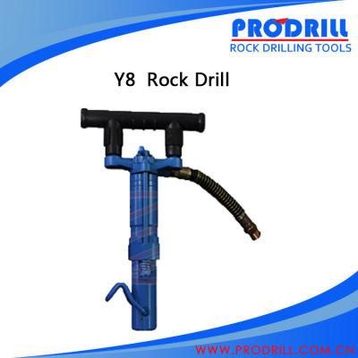 Y8 Pneumatic Hand Held Rock Drill for Quarry