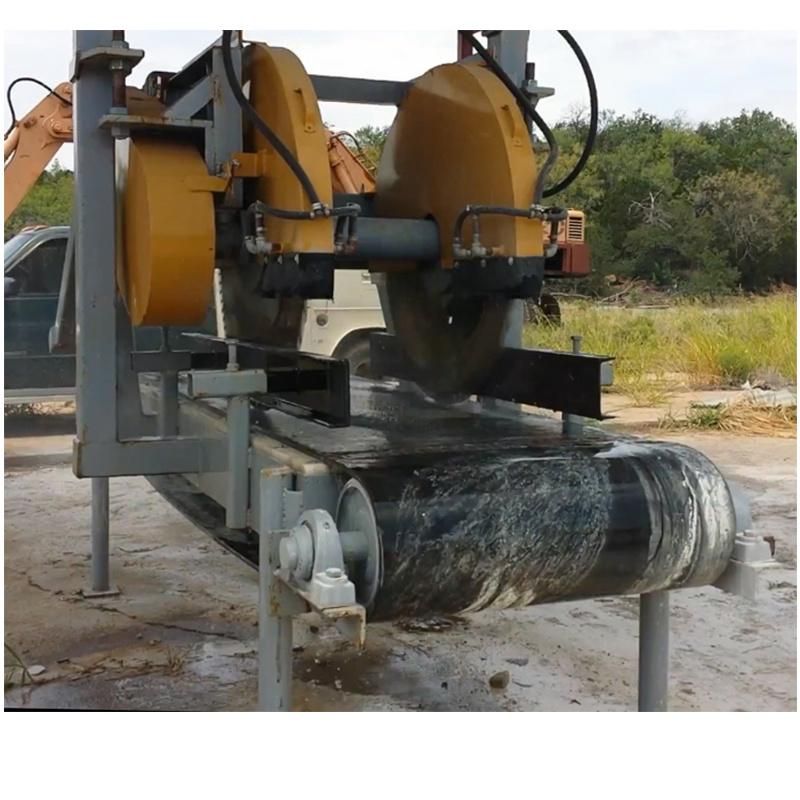 Double Group Cutting Blades Stone Tile Cutter Continuous Double Blade Cutter