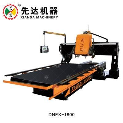 Cnfx-2800 CNC Four Blade High Effecient Gantry Style Stone Cutting Machine for Stone Profiling