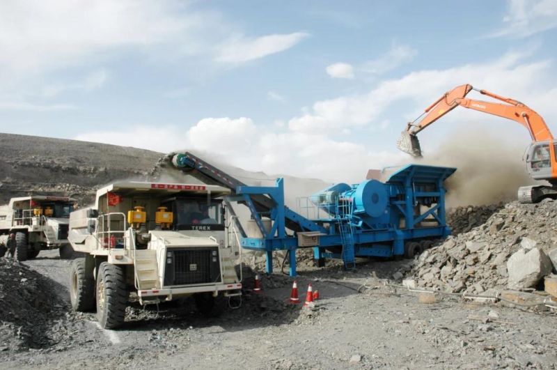 Wheel-Mounted Mobile Crusher with Capacity of 30/50/100/200tons Per Hour