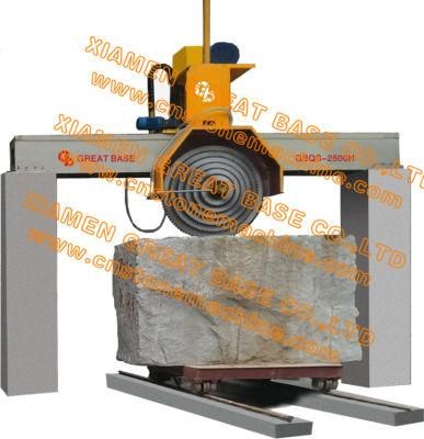 Multi Blade Granite Stone Block Cutting Machine with Trolley