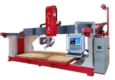 CNC 5 Axis Router Automatic Bridge Saw Stone Cutter Machine