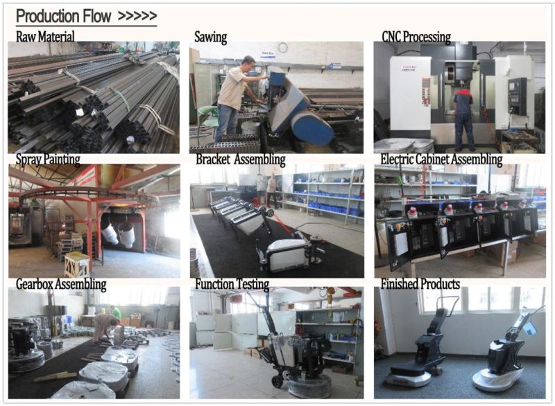 Planetary Remote Control Semi-Automatic Concrete Floor Grinders with GPS