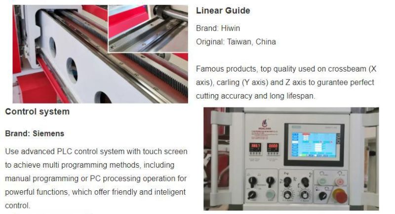 More Efficiency Selected Machinery, 450mm Stone Cutting Machine with Laser, Automatic Siemens PLC Control System, 0 to 45 Degree Saw Blade Tilting for Slab Cut