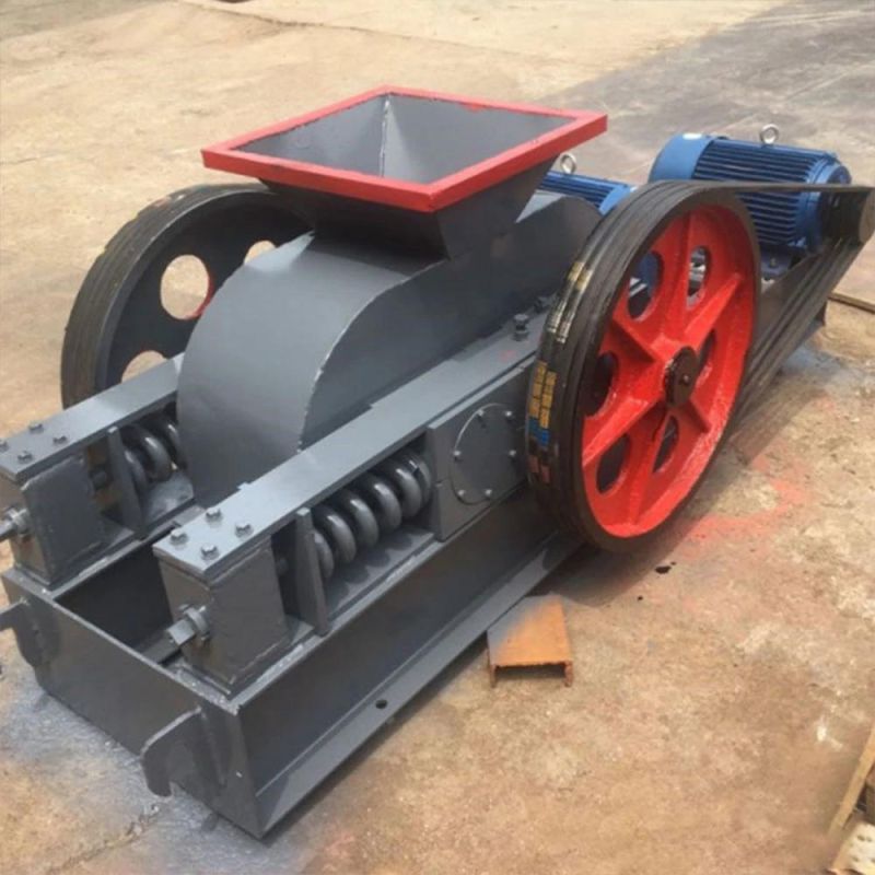 Double Tooth Roller Crusher Professional Steel Geared and Smooth Roller Crusher