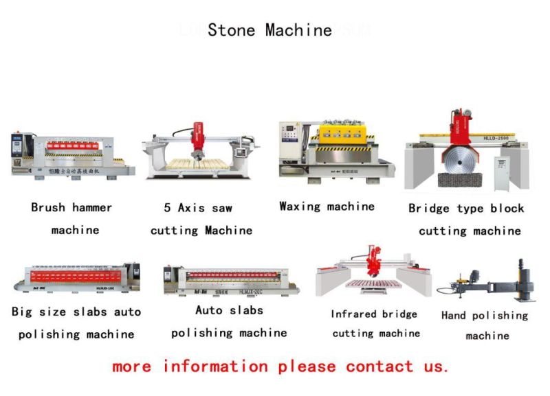 Concrete Curb Hlmjx-12c Henglong Standard 7500*2150*2200-11500*2150*2200 Hlmjx-16c Granite Polishing Machine