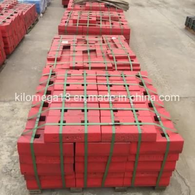 Hot Sale Square Steel Impact Liner Blow Bar for Exporting