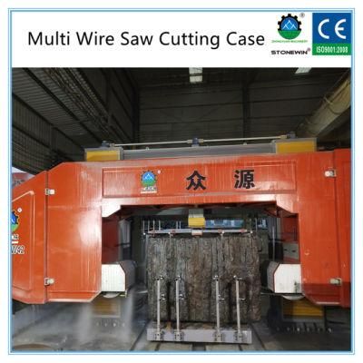 72 Wires Saws for Granite Processing Large Slabs Multi-Wire Saw Machine