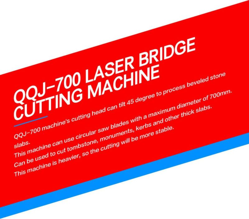 Qqj Laser Bridge Cutting Machinery for Marble Granite