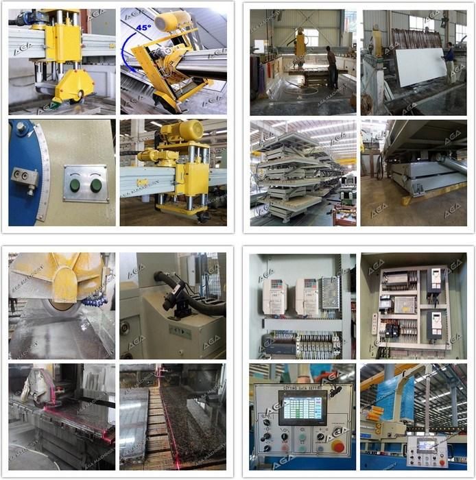 Laser Bridge Saw Cutting Slab Tile of Granite Marble Sandstone Automatically (HQ400-600-700)