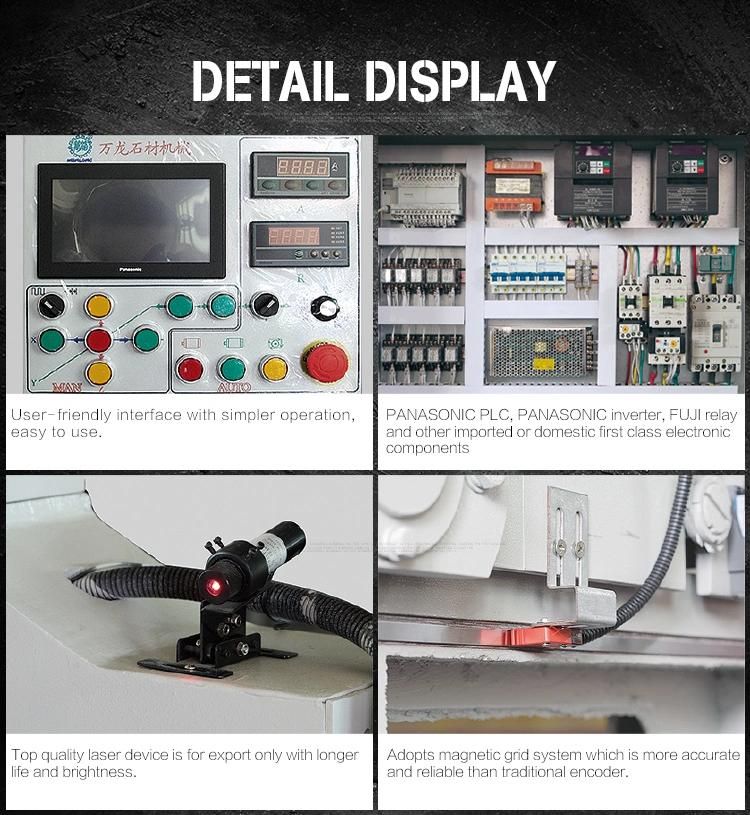 Marble Slab Cutter Machine for Edge Cutting and Chamfering