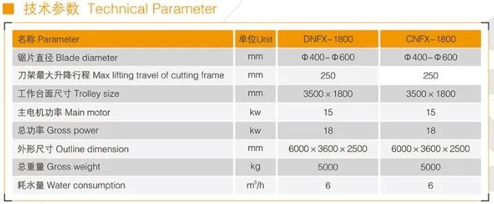 Automatic Lift Type Stone Cutting Machine Line Profiling for Marble Granite