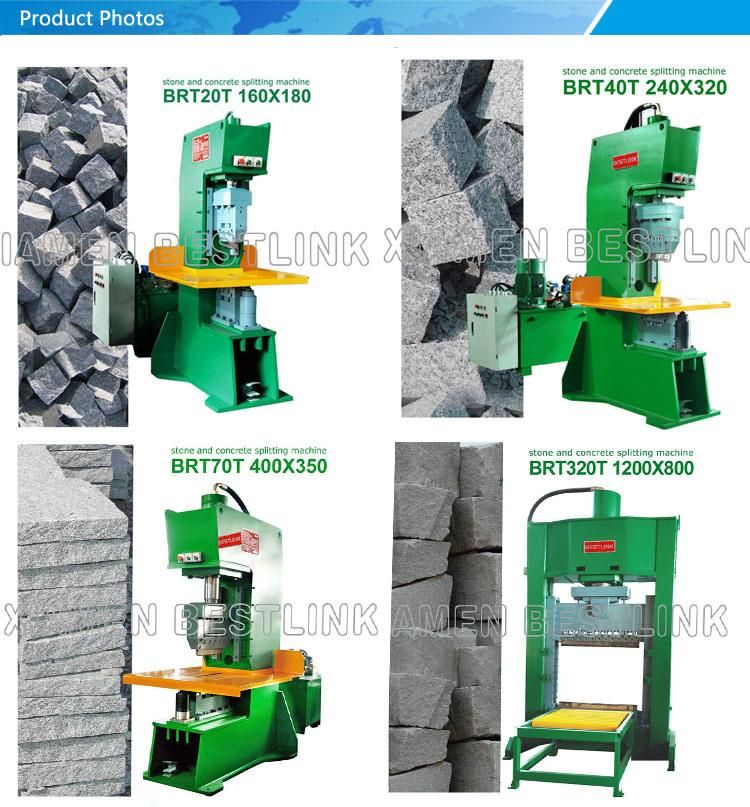 Hydraulic Curb Kerb Stone Splitter Guillotine Splitting Cutting Machine